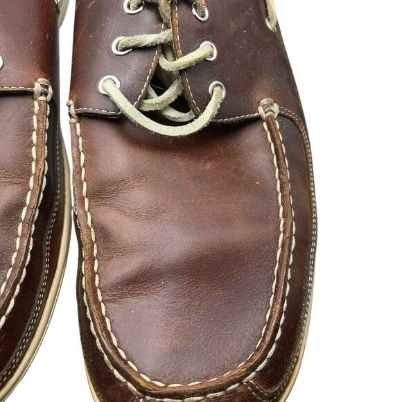 Cole Haan Boat Shoes Men size 12 Brown Lace Up Preppy Hampton Classic Nautial main image 11
